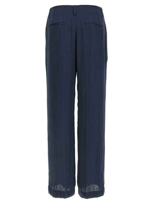 Theory Silk Effect Trousers