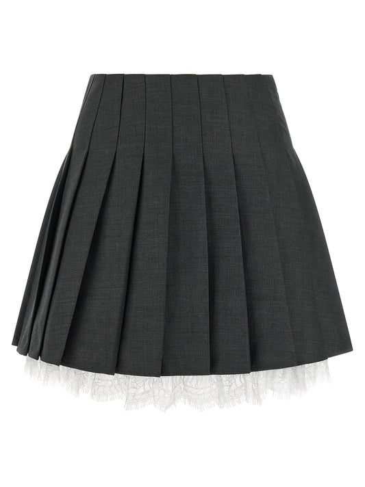 Self-Portrait Pleated Skirt