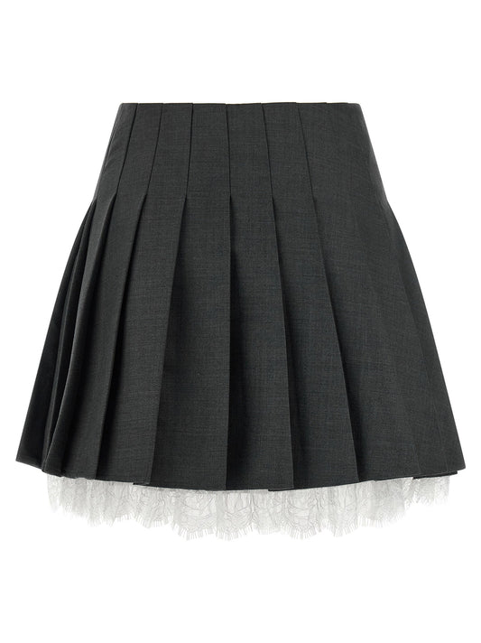 Self-Portrait Pleated Skirt