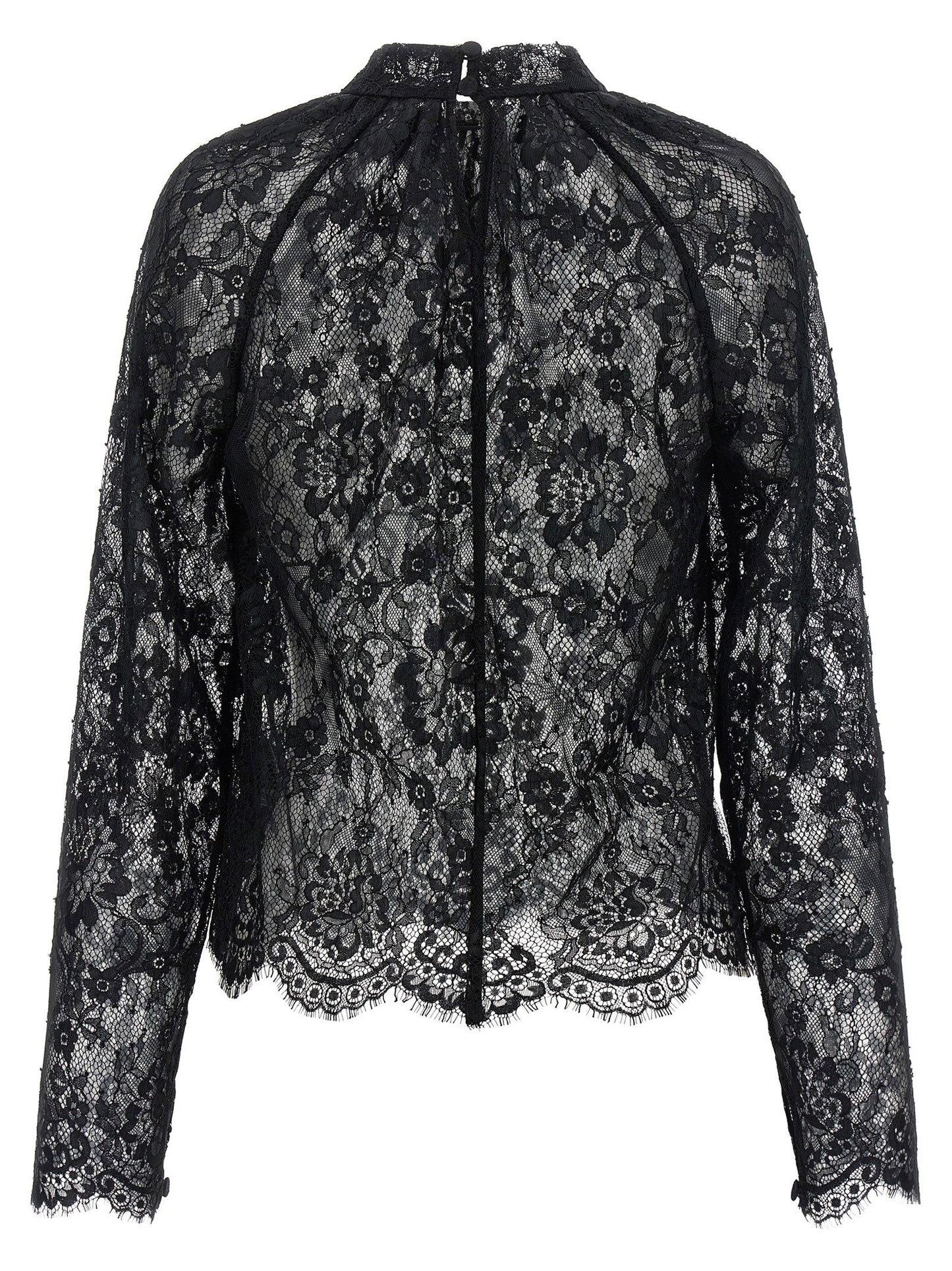 Self-Portrait Black Lace Blouse