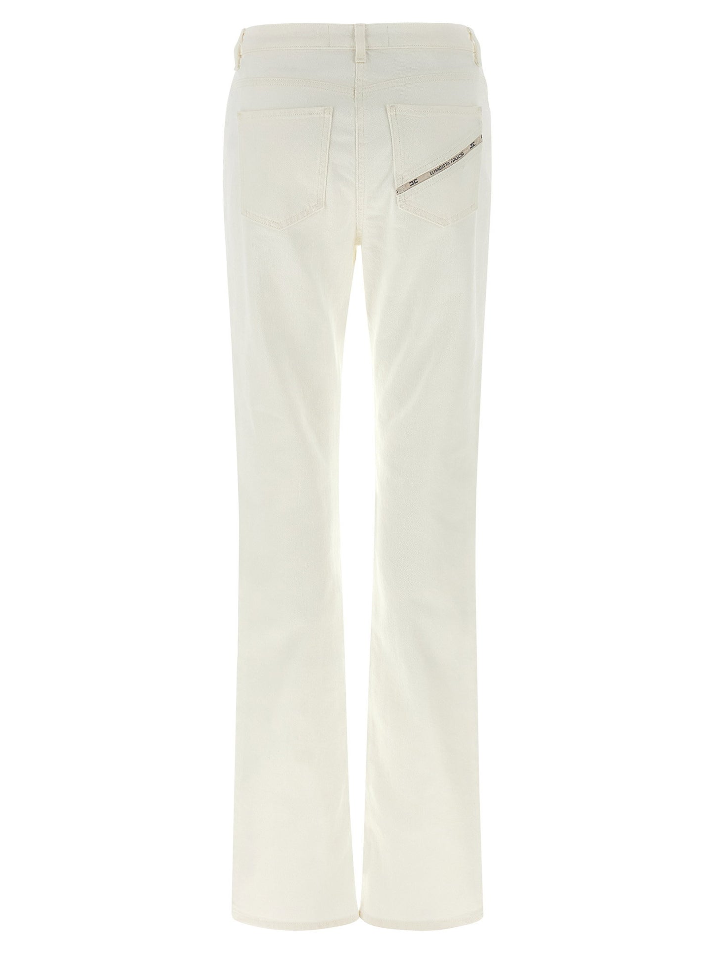 Elisabetta Franchi Jewel Padlock Jeans