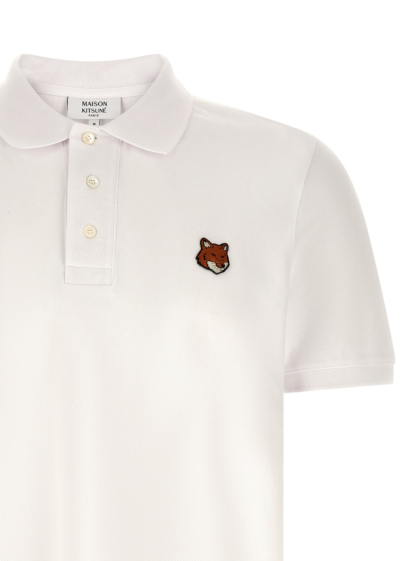 Maison Kitsuné Maison Kitsuné Fox Head Polo Shirt