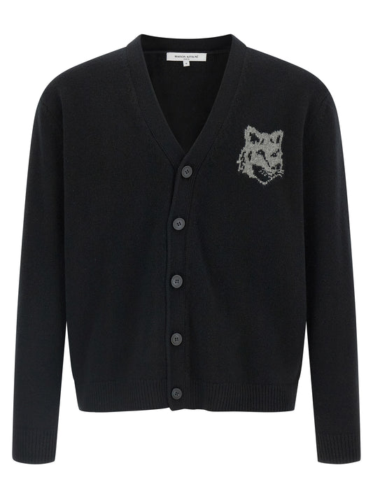 Maison Kitsuné Maison Kitsuné Fox Head Cardigan