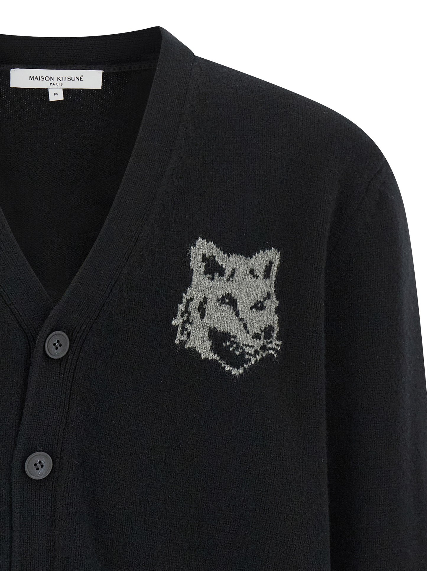 Maison Kitsuné Maison Kitsuné Fox Head Cardigan
