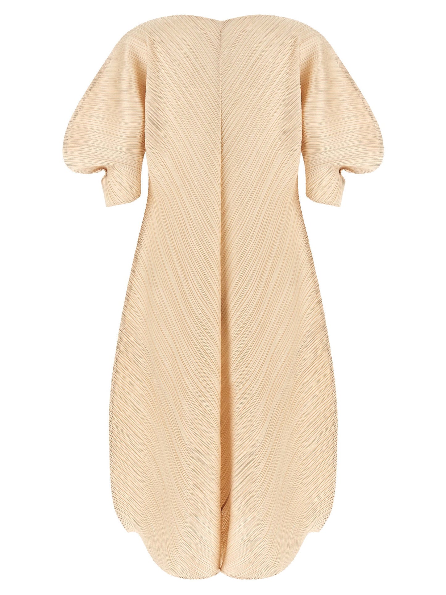 Pleats Please Issey Miyake Sculptural Sleeve Dress
