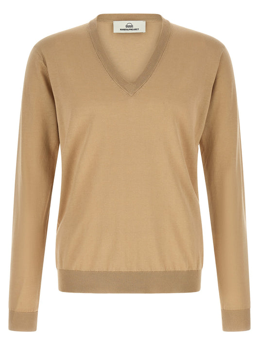 Riviera Project Cotton And Silk Sweater