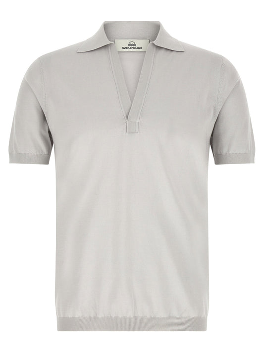 Riviera Project Open Collar Polo Shirt