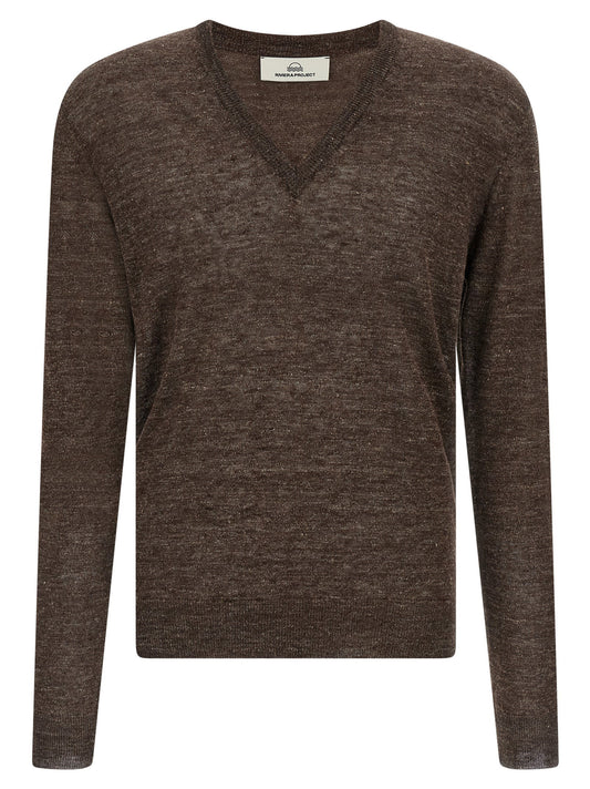 Riviera Project Linen And Silk Sweater