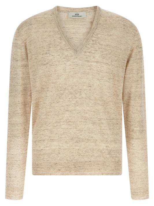 Riviera Project Linen And Silk Sweater