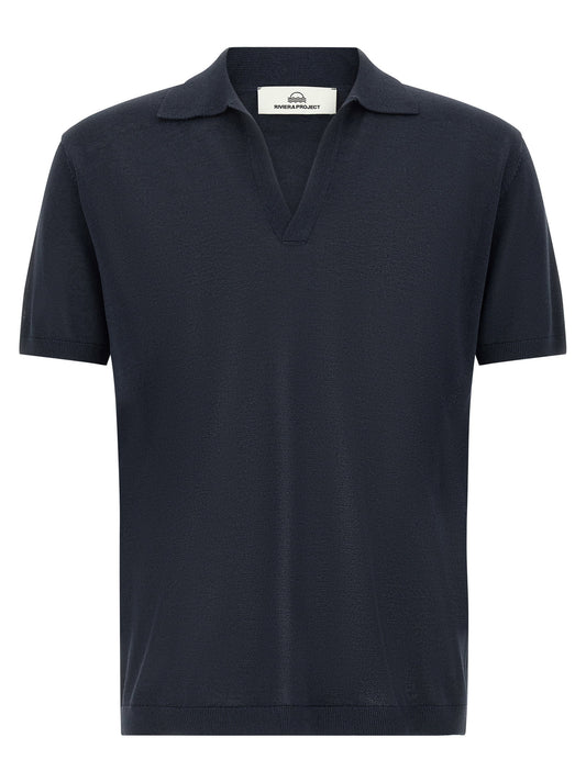 Riviera Project Open Collar Polo Shirt