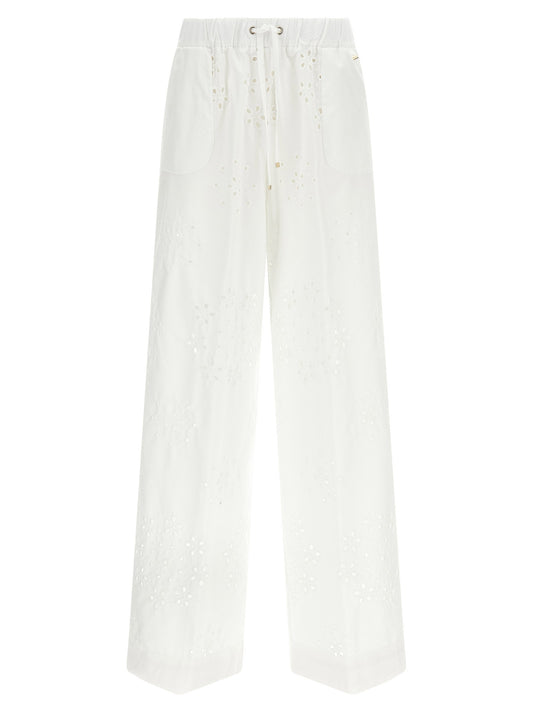 Herno Broderie Anglaise Pants