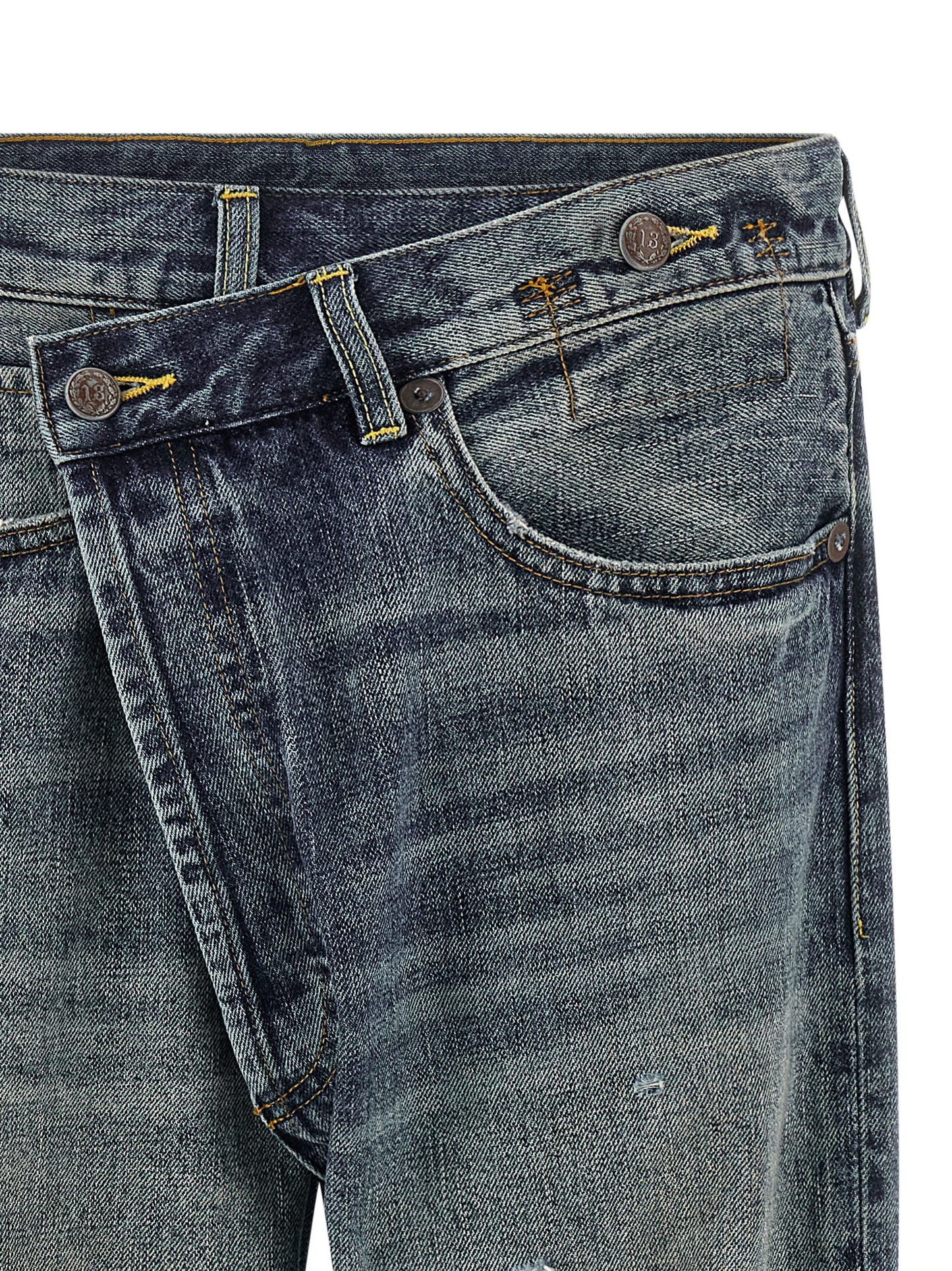R13 R13 Crossover Jeans