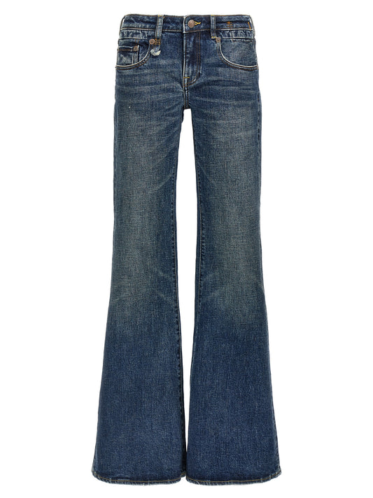 R13 R13 Overflow Boy Flare Jeans