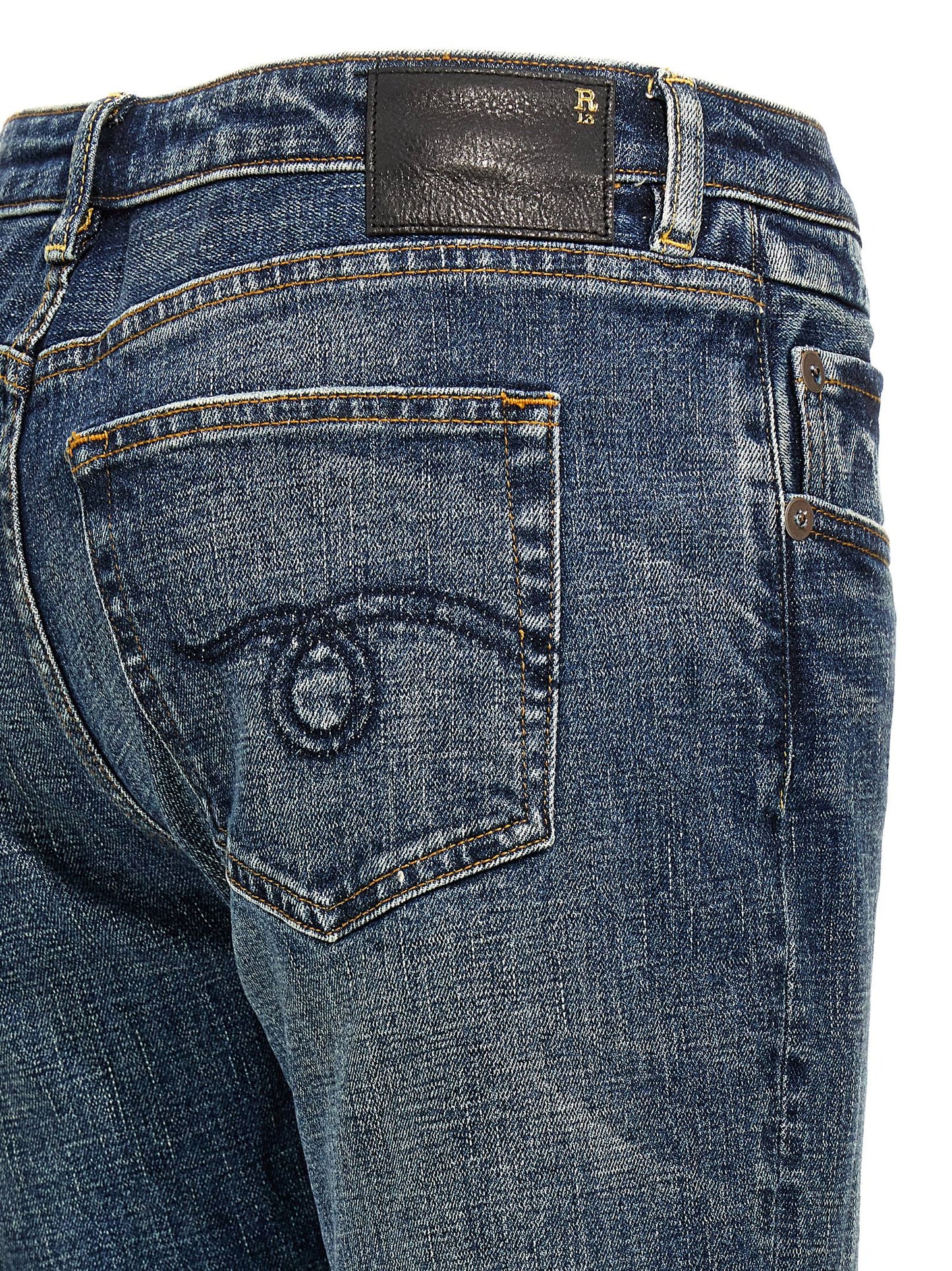 R13 R13 Overflow Boy Flare Jeans