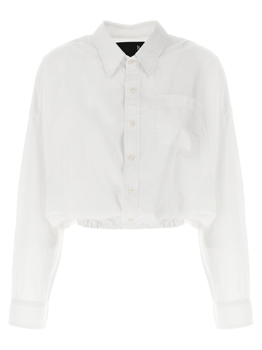R13 R13 Crossover Bubble Shirt