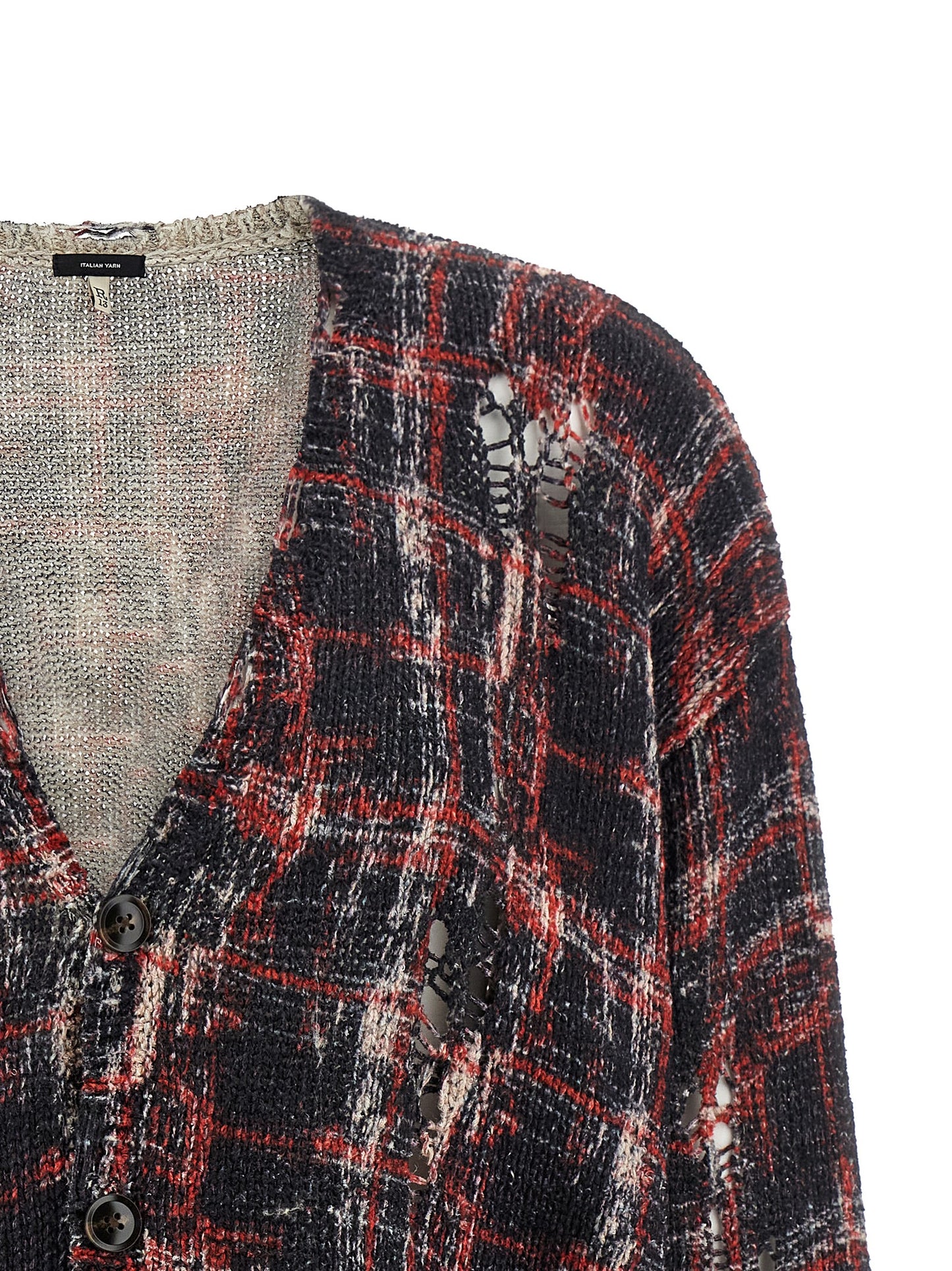 R13 R13 Torn Cardigan