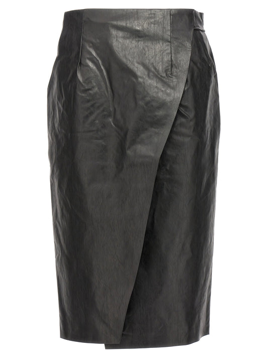 Kassl Editions Wrap Skirt تنورة بطبعة زيت