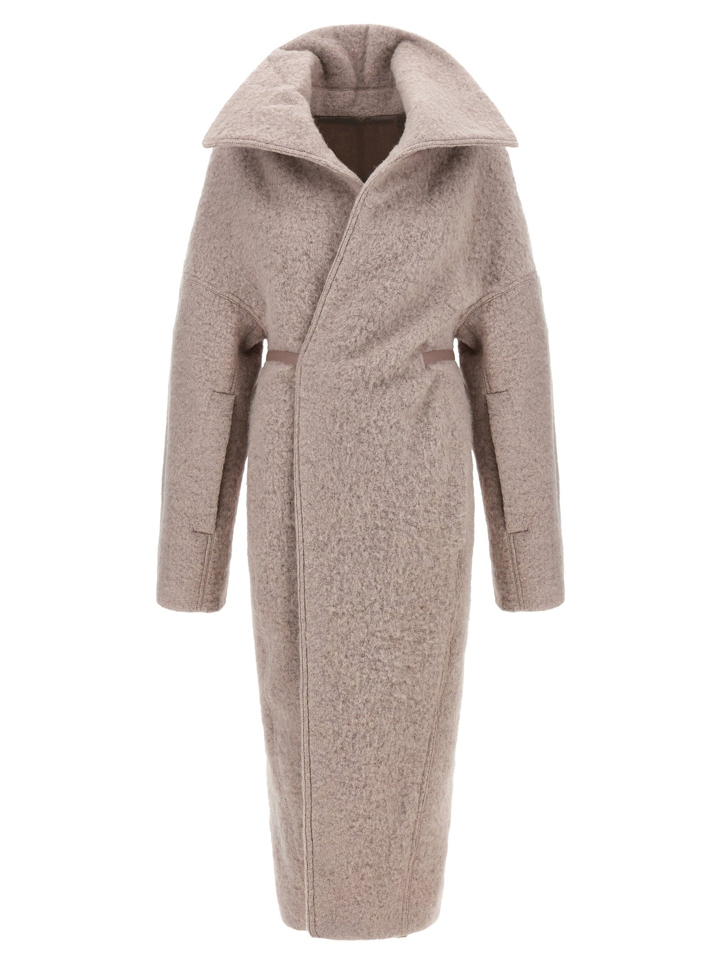 Rick Owens Dracucollar Belted Coat