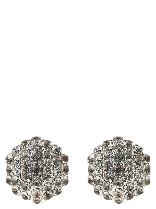 Self-Portrait Crystal Flower Earrings