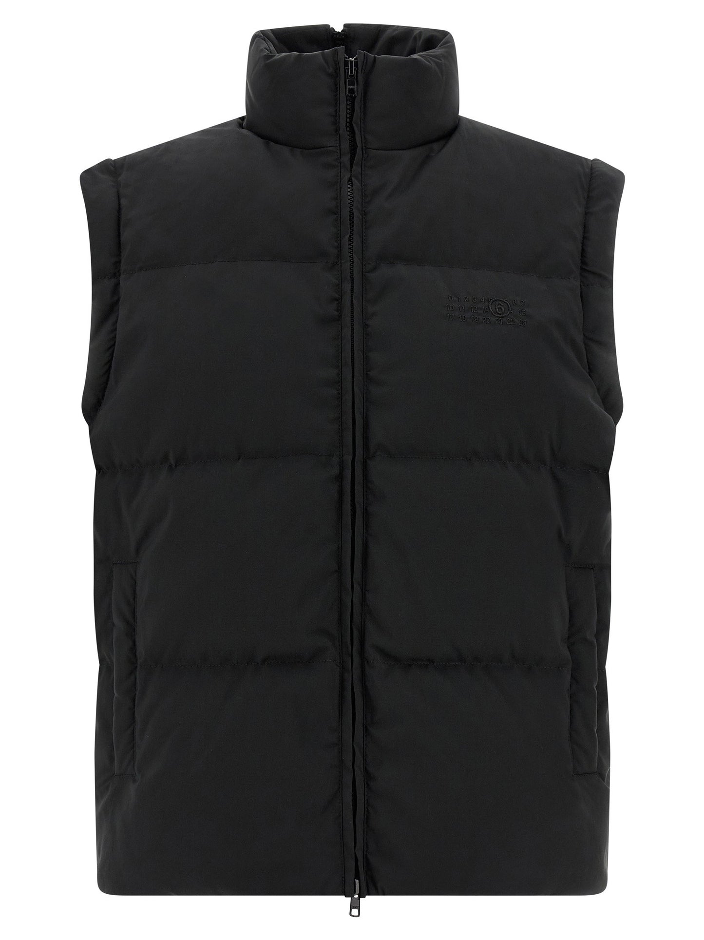 Mm6 Maison Margiela Numeric Signature Mm6 Embroidery Down Jacket
