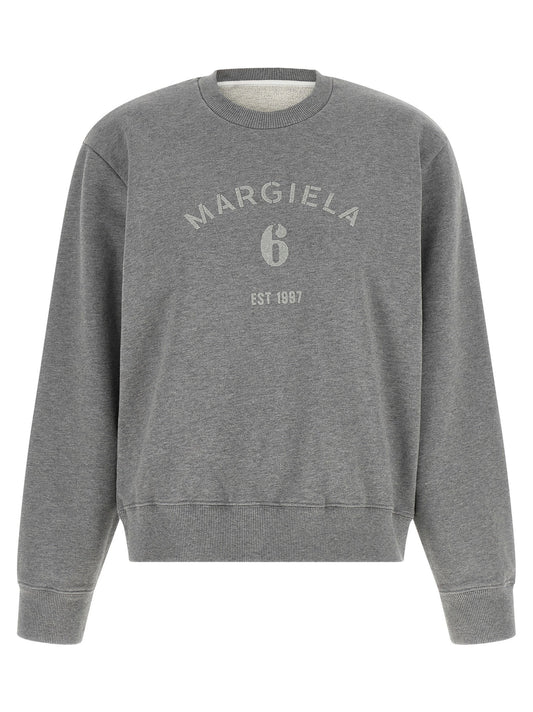 Mm6 Maison Margiela Logo Print Sweatshirt