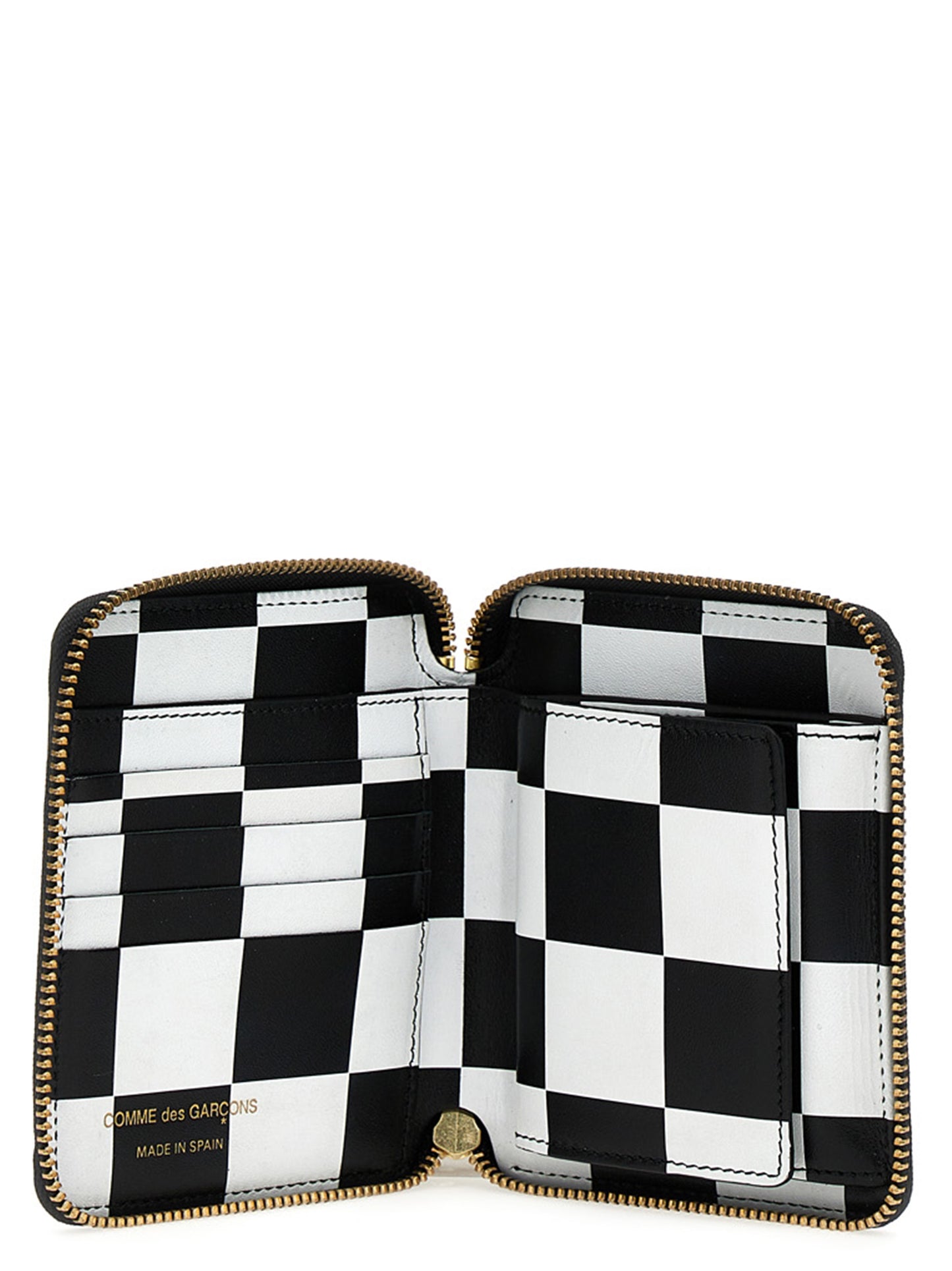 Comme Des Garcons Wallet Comme Des Garcons Wallet Check Print Wallet