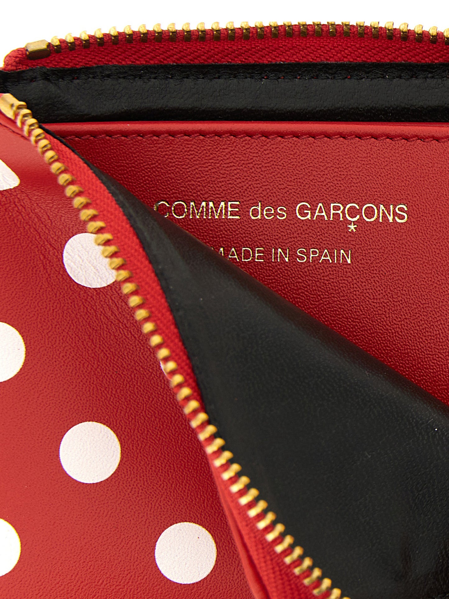 Comme Des Garcons Wallet Comme Des Garcons Wallet Polka Dots Printed Wallet