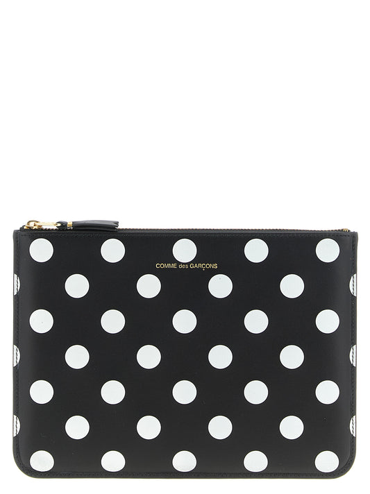 Comme Des Garcons Wallet Comme Des Garcons Wallet Polka Dots Printed Wallet