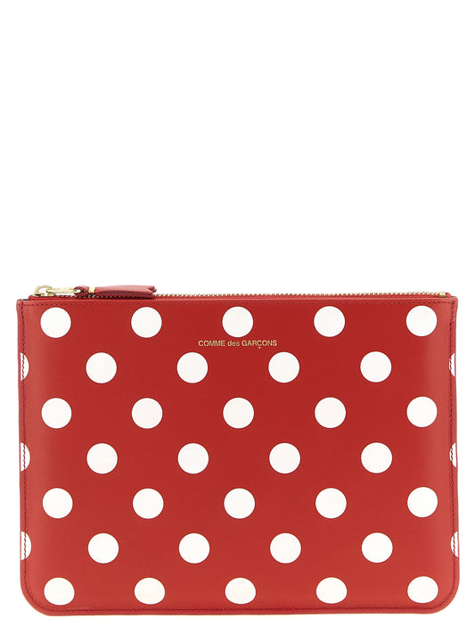 Comme Des Garcons Wallet Comme Des Garcons Wallet Polka Dots Printed Wallet