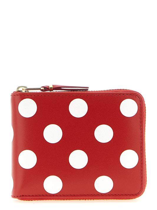 Comme Des Garcons Wallet Comme Des Garcons Wallet Polka Dots Printed Wallet