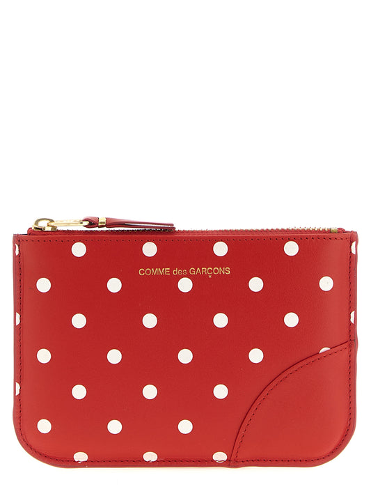 Comme Des Garcons Wallet Comme Des Garcons Wallet Polka Dots Printed Card Holder