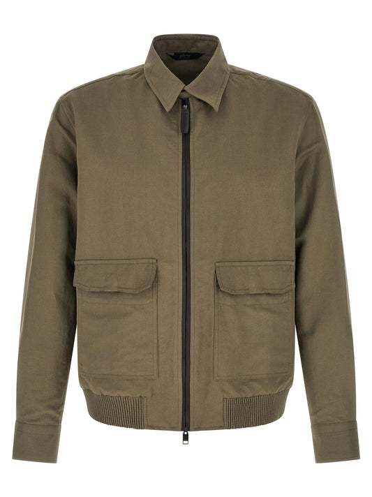 Brioni Linen Cotton Blouson