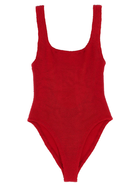 Hunza G Hunza G Square Neck One-piece Swimsuit