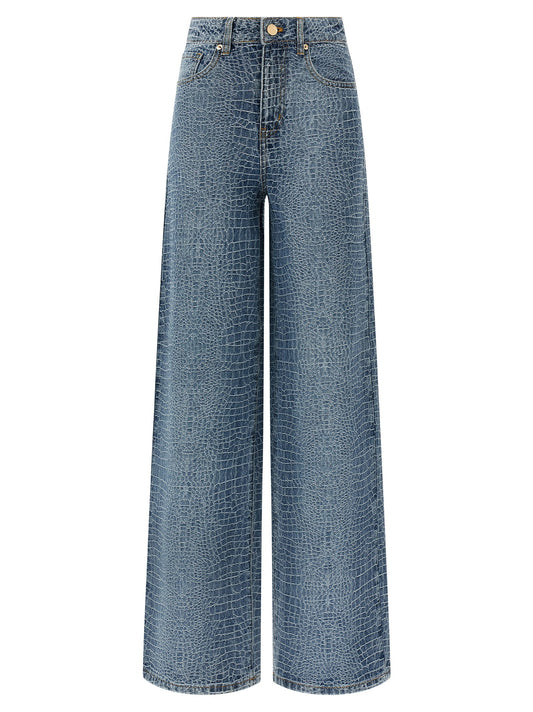 Self-Portrait Rhinestone Jeans