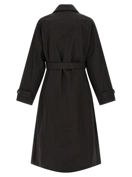 Ssstein Technical Fabric Trench Coat