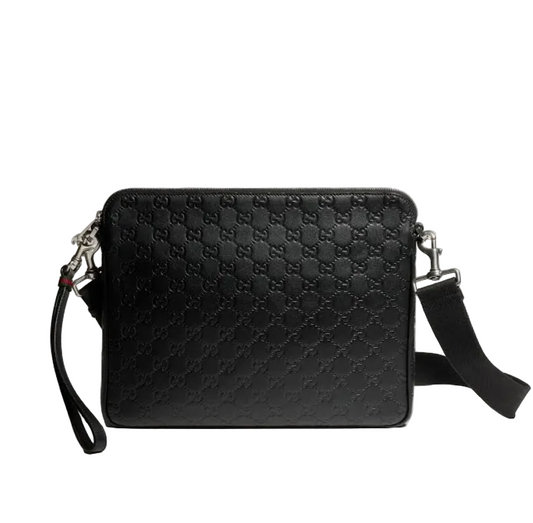 GG Emblem leather crossbody bag