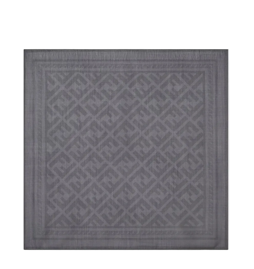 Wool and silk scarf