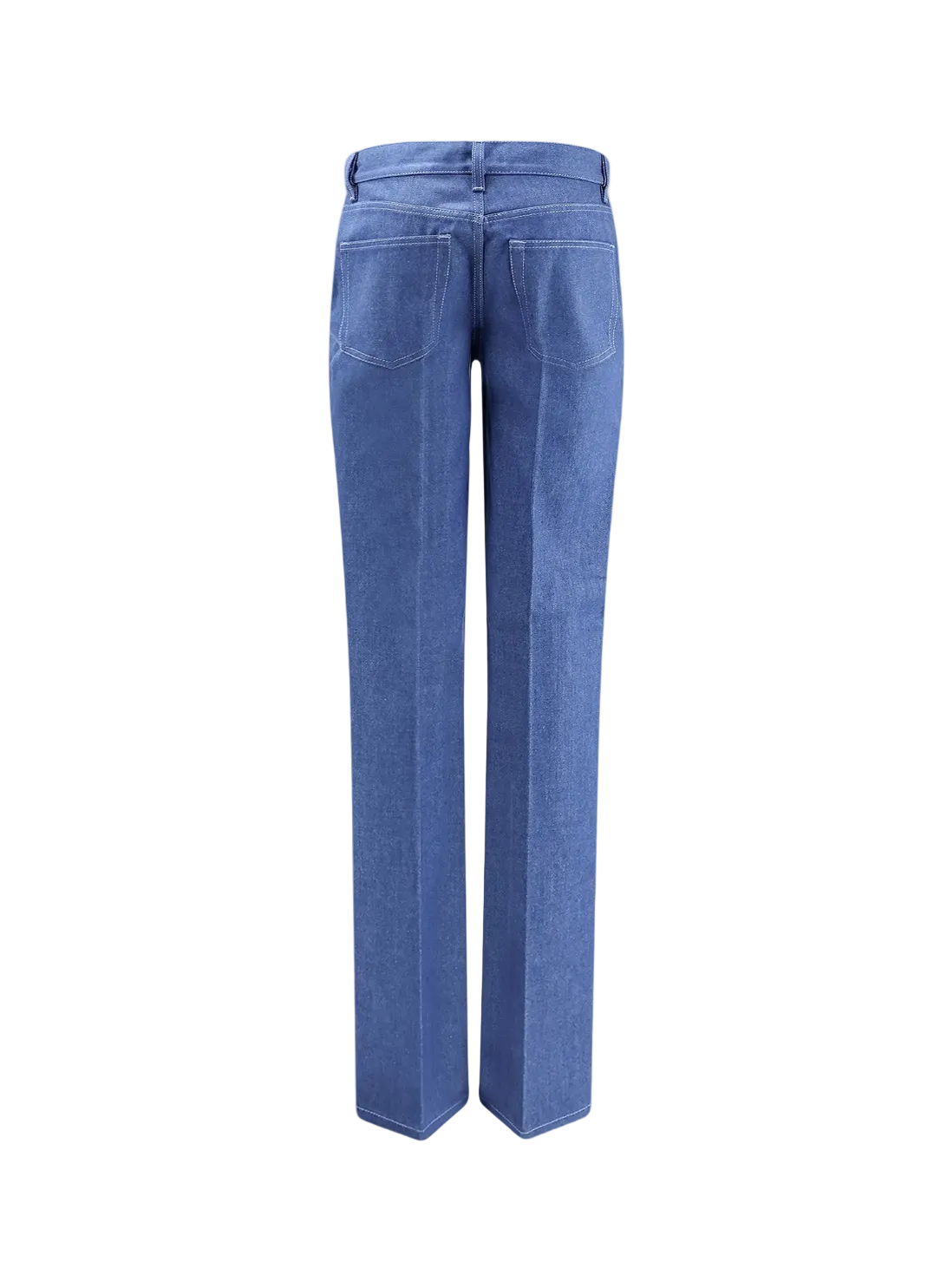 Cotton jeans with iconic frontal Horsebits
