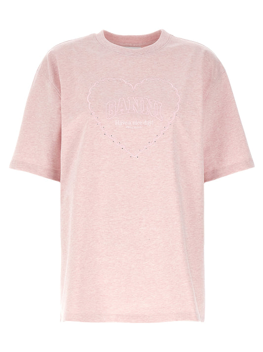 Ganni Ganni Heart T-shirt