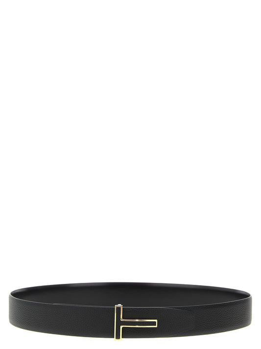 Tom Ford Logo Buckle Reversible Belt