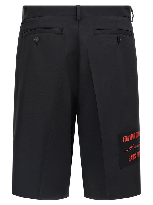 Undercover Patch Bermuda Shorts