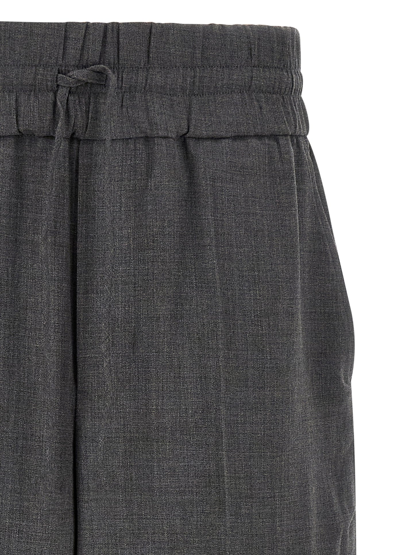 Ami Paris Mélange Wool Pants