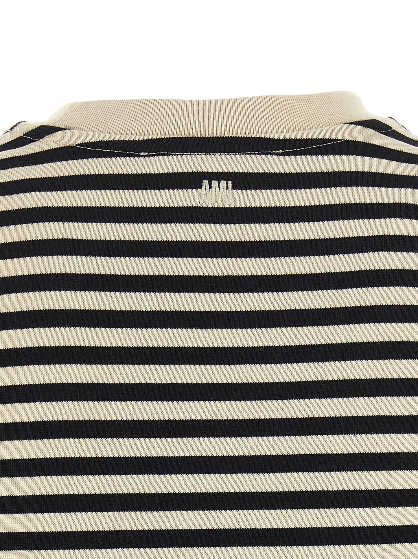 Ami Paris Ami De Coeur Marinière T-shirt