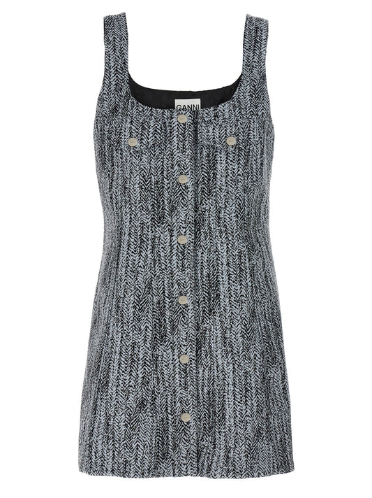 Ganni Ganni Tweed Dress
