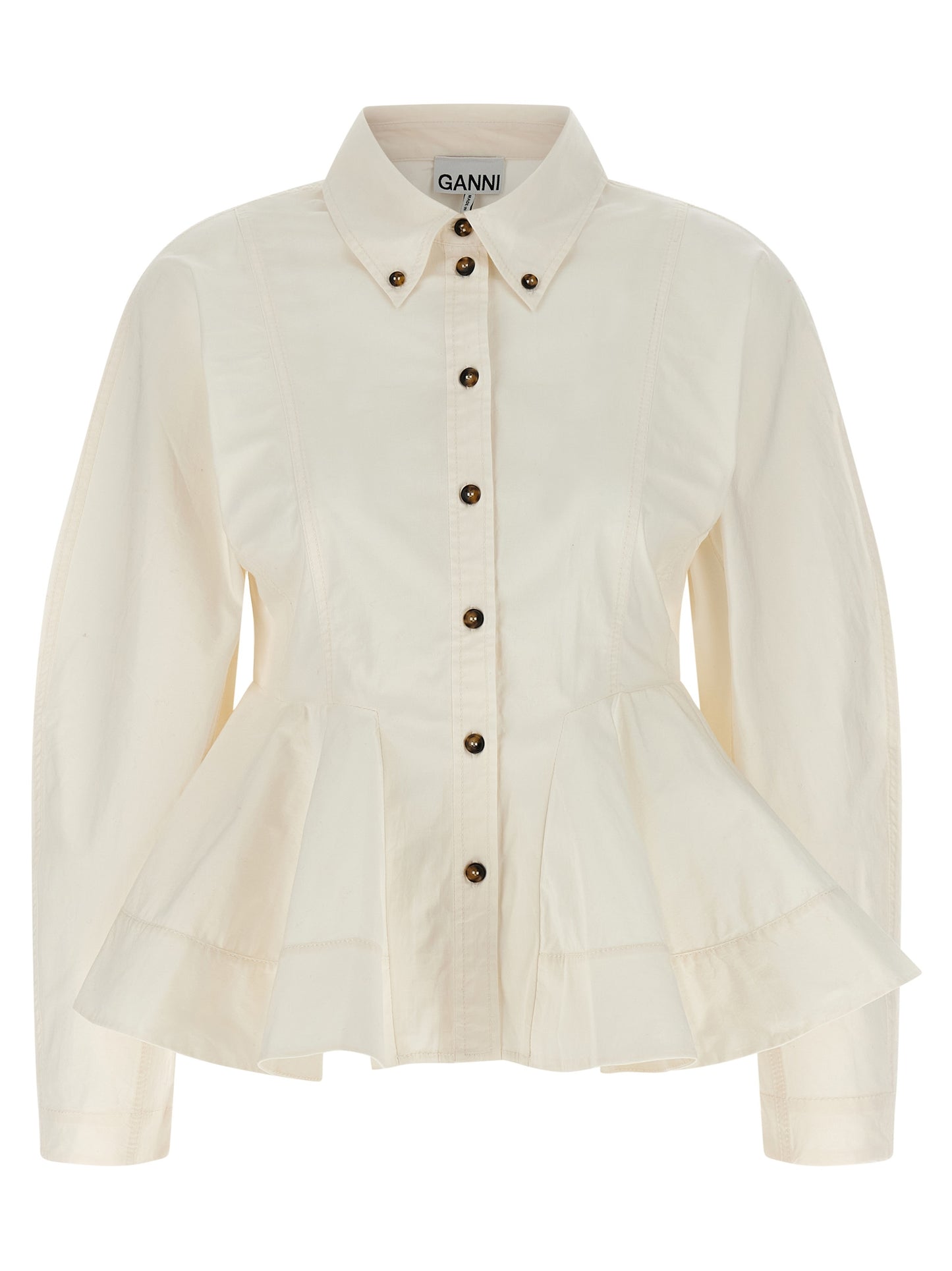 Ganni Ganni Peplum Shirt