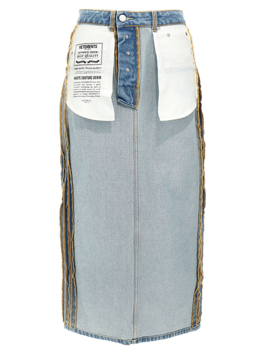 Vetements Inside-out Skirt