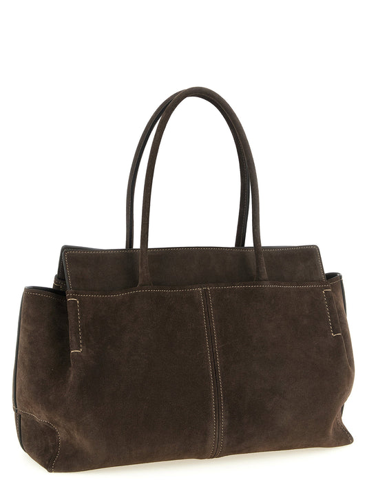 Tod's Medium Suede Shopping Bag