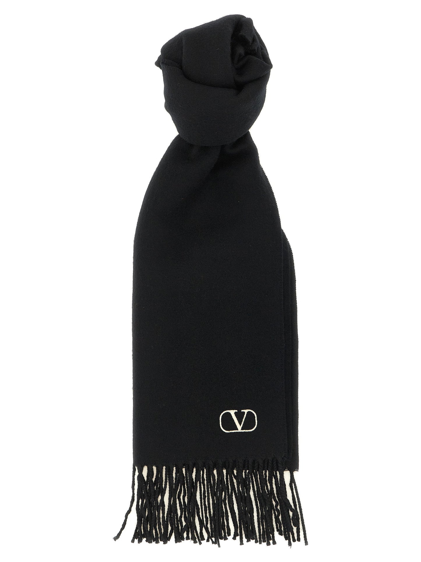 Cashmere Scarf Valentino Garavani With Fringes