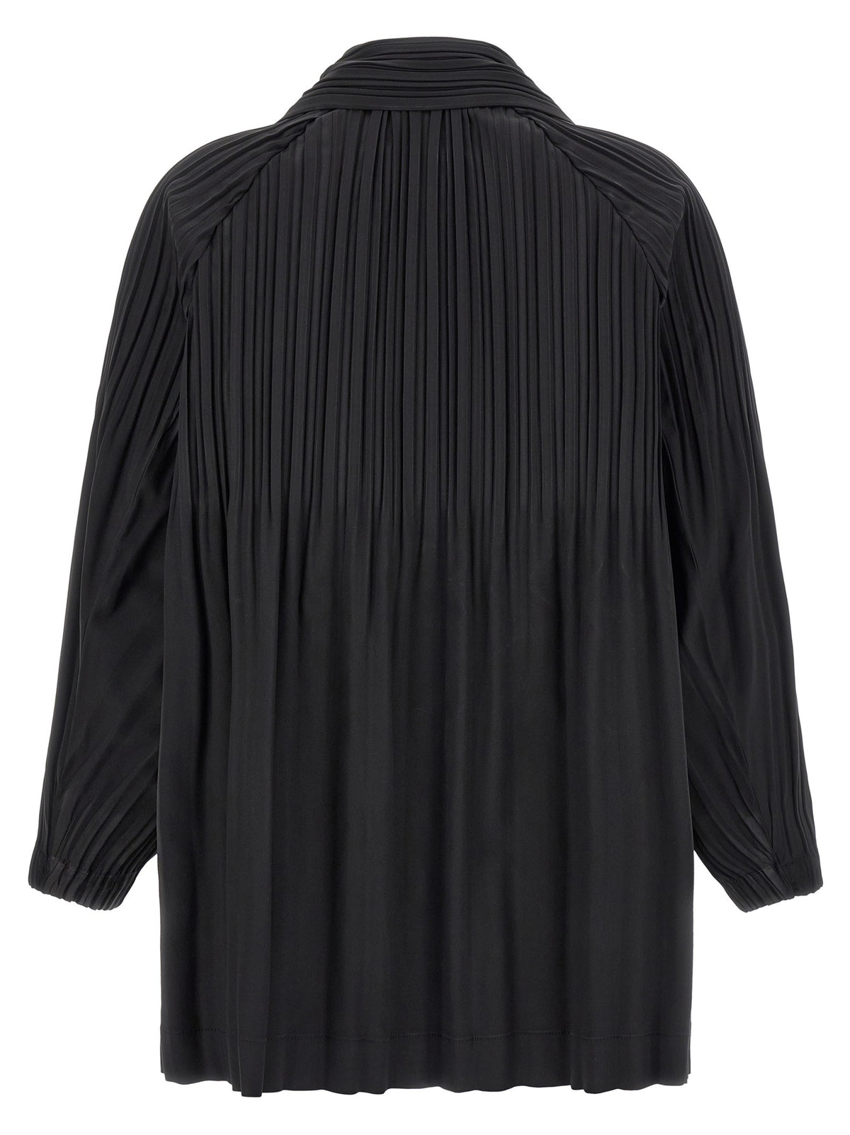A-line black 'Smooth Coat' coat