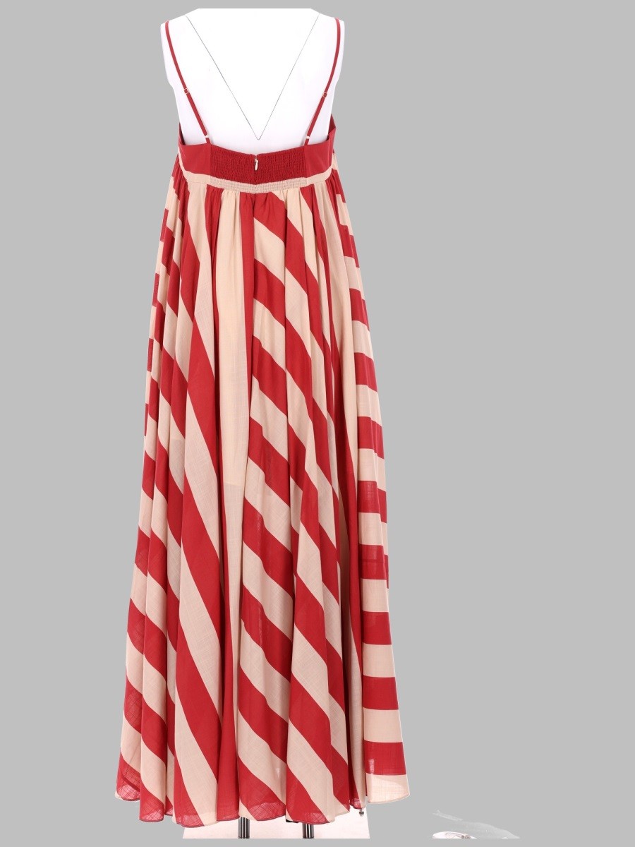 ABITO MAXI A RIGHE "ROSELIGHT"